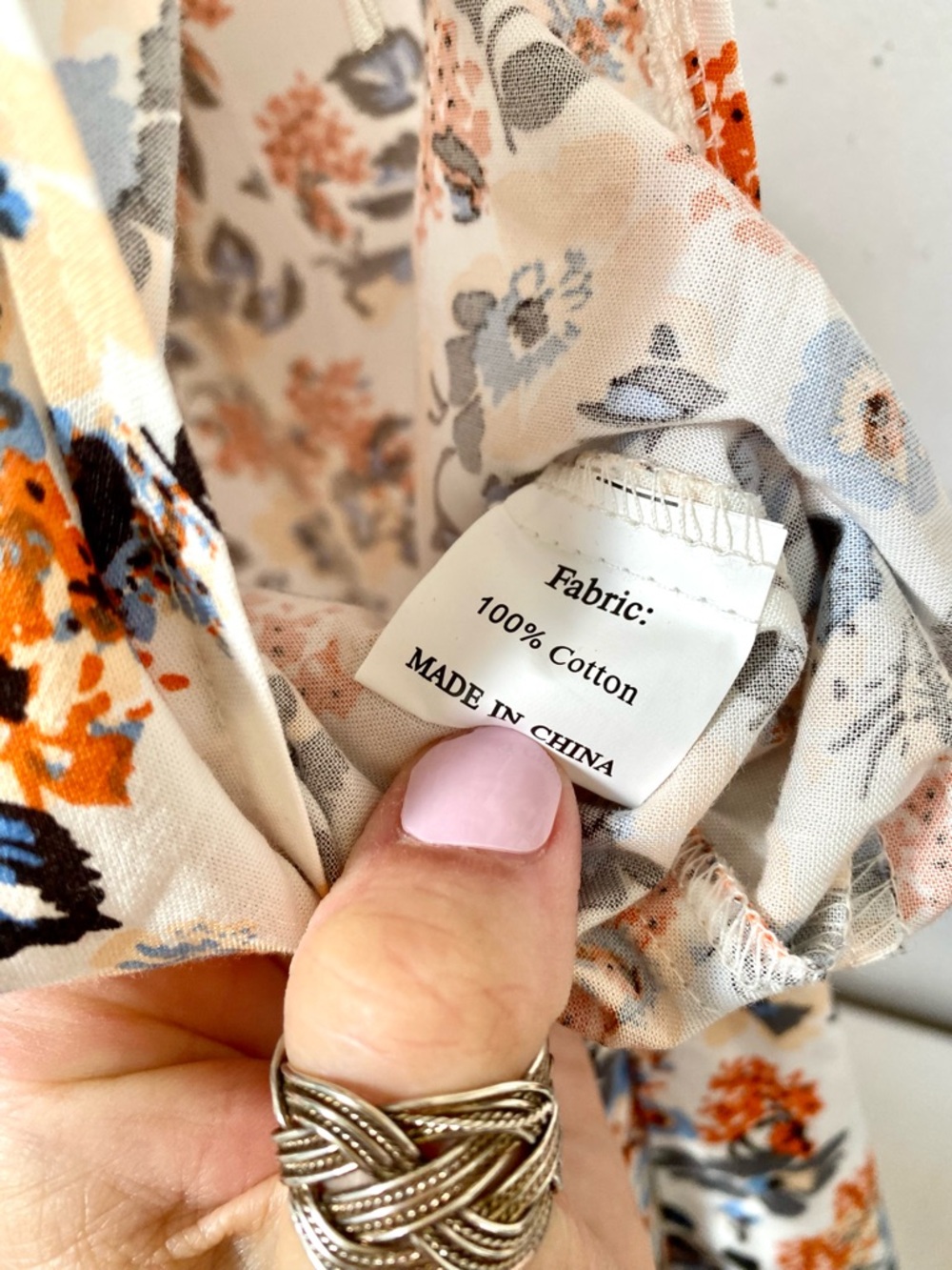 Artisan Upcycled patchwork boho floral overalls w prairie cottagecore vibe - Picture 15 of 15